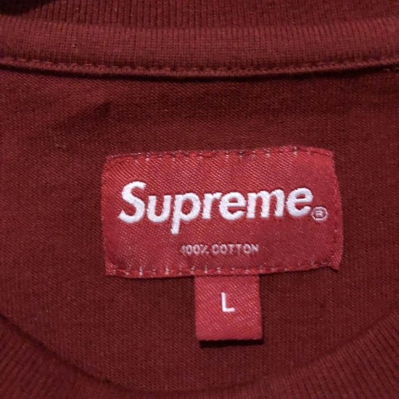 Supreme Crest Logo shirt (Red) size Large - Picture 3 of 3